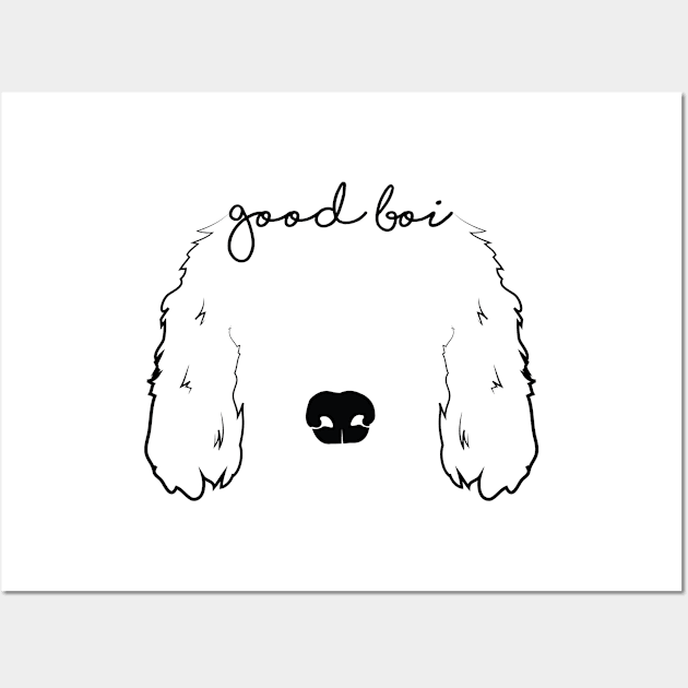 Good Boi-Goldendoodle Wall Art by Issacart